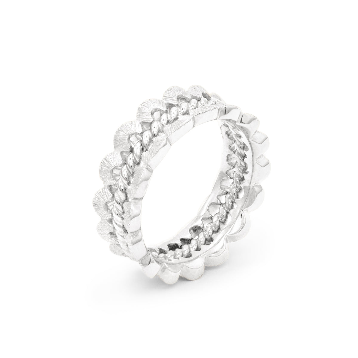 Bague couronne de Coquillages