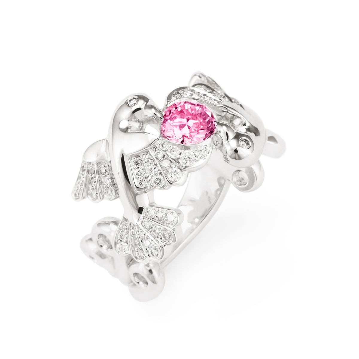 Bague Envol amoureux Saphir