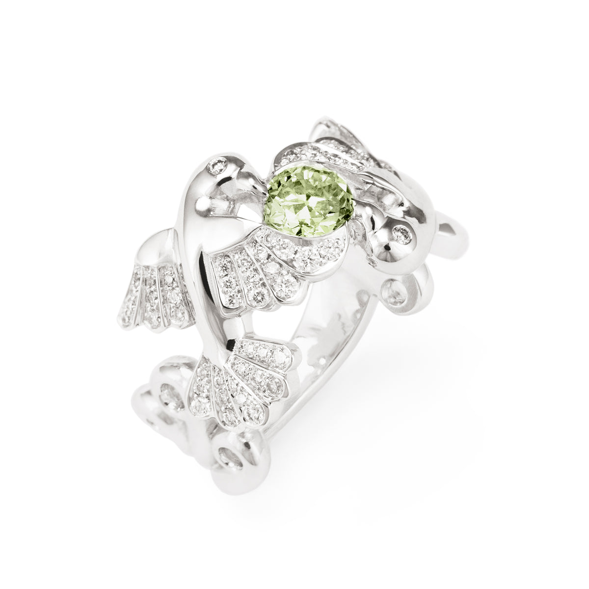 Bague Envol amoureux Saphir