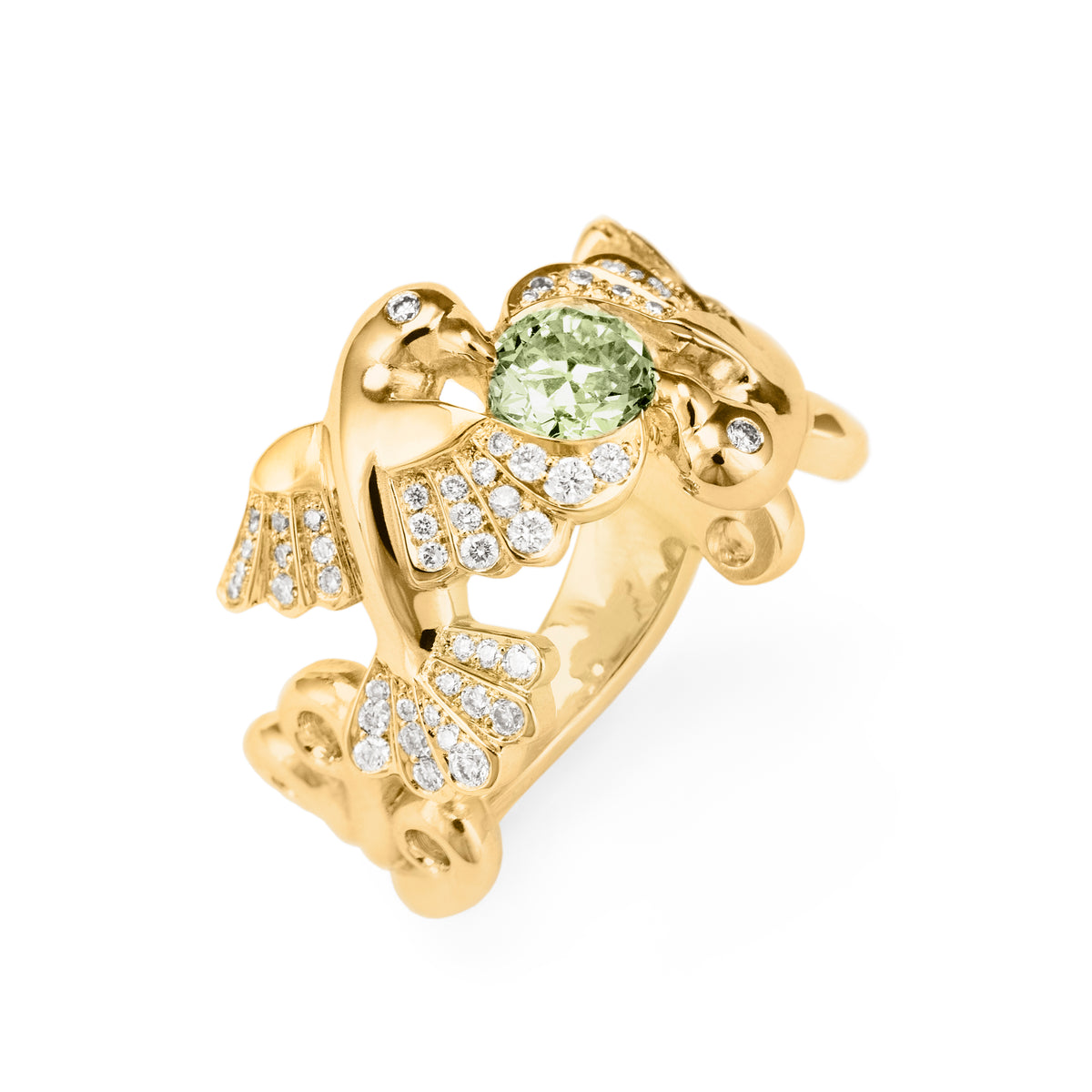Bague Envol amoureux Saphir