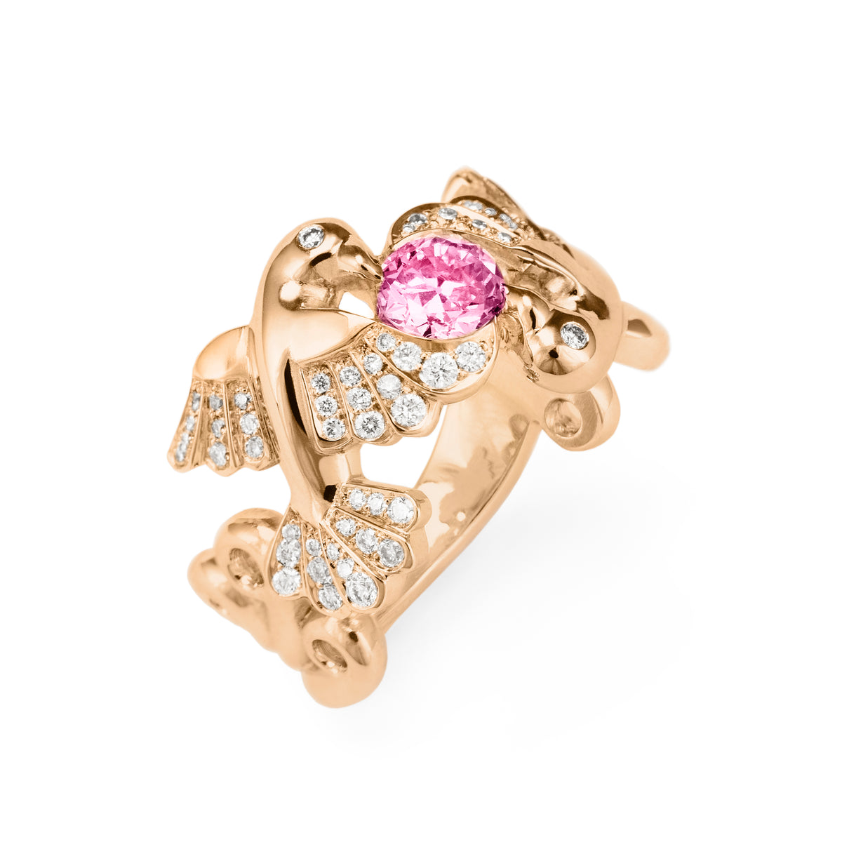 Bague Envol amoureux Saphir