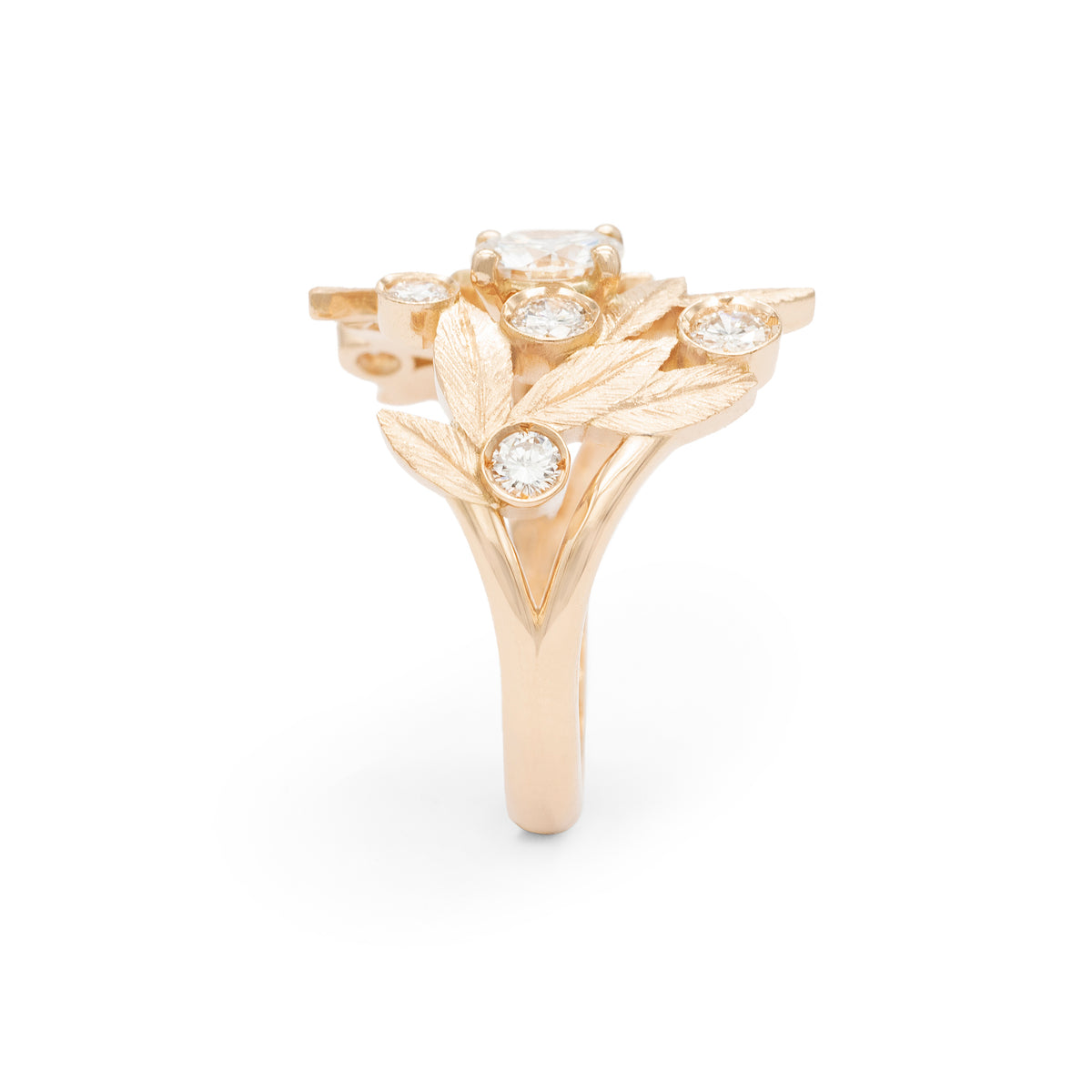 Bague Branches d’Olivier Diamant rond