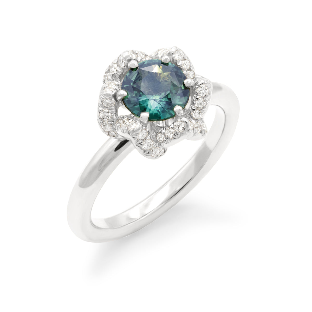 Bague de fiançailles Bourgeon Saphir