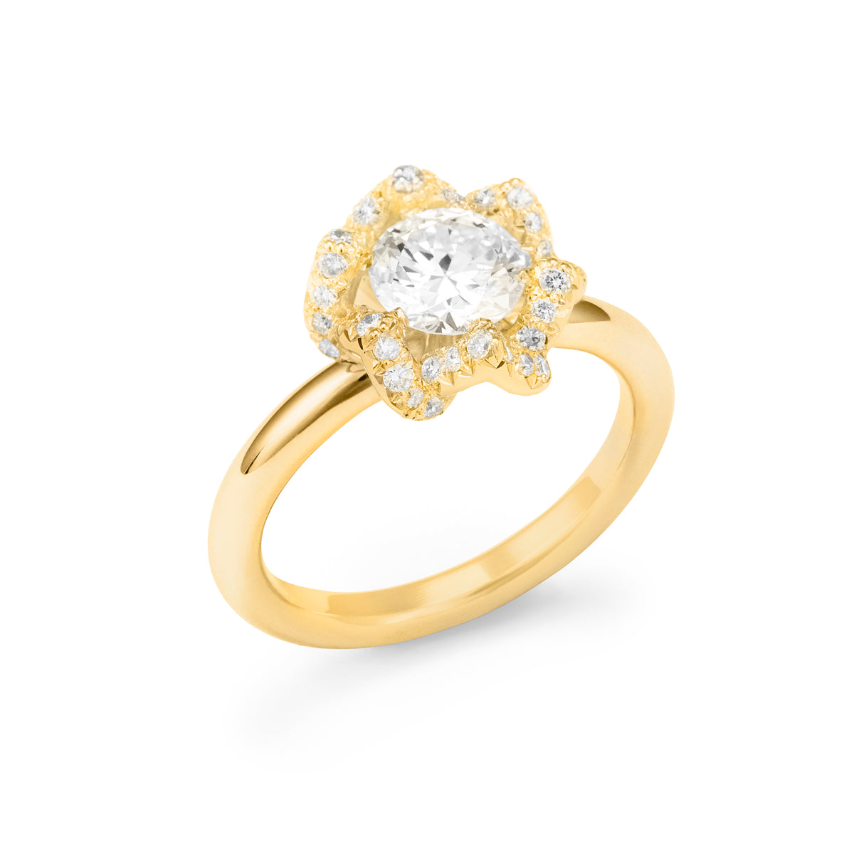 Bague Bourgeon diamant