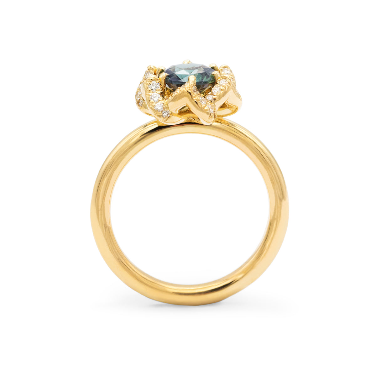 Bague de fiançailles Bourgeon Saphir
