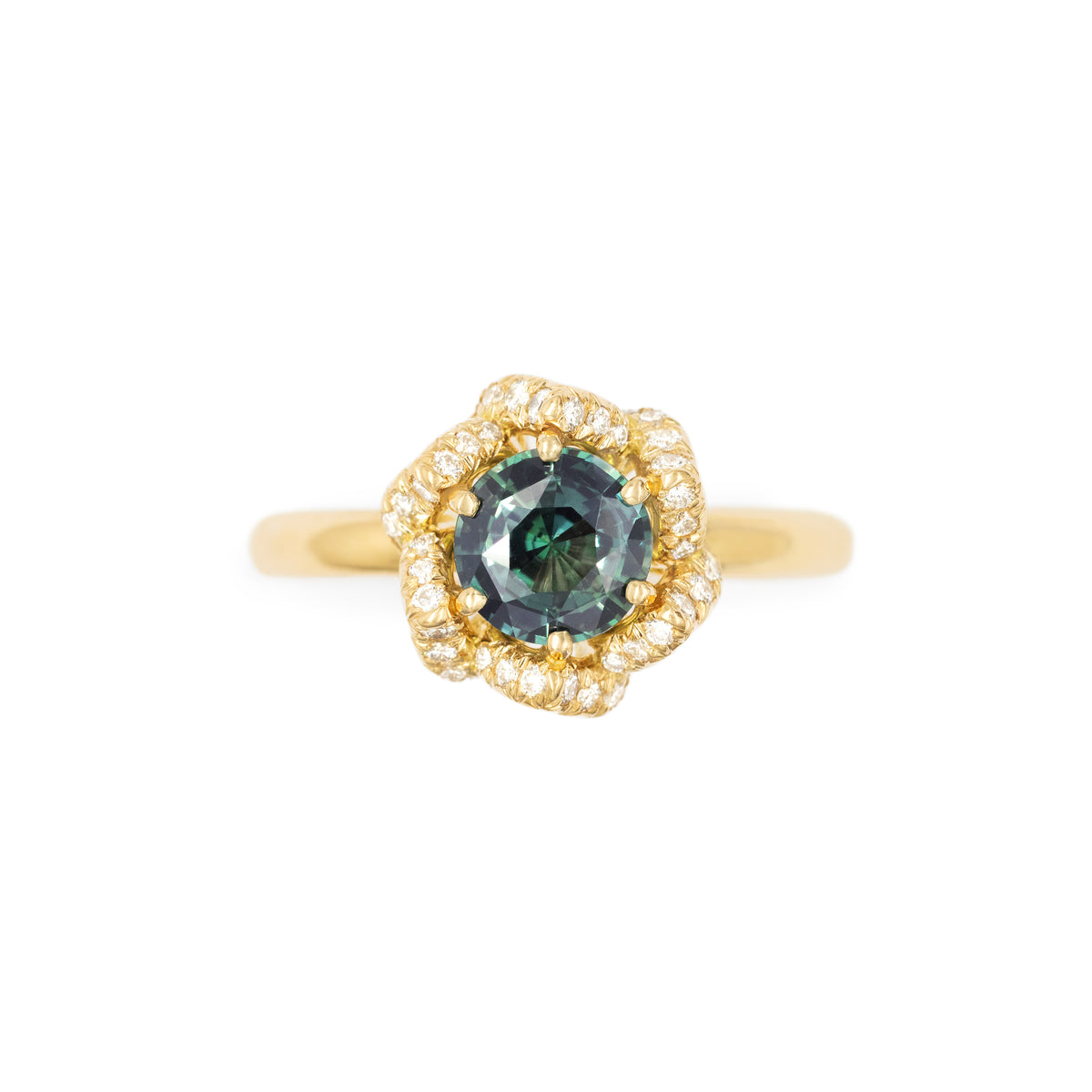 Bague de fiançailles Bourgeon Saphir