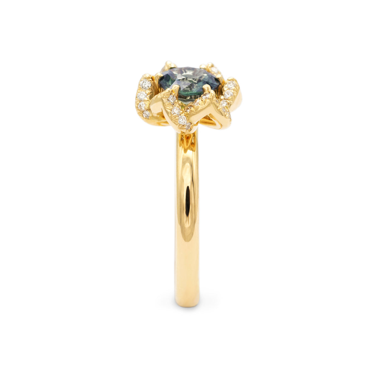 Bague de fiançailles Bourgeon Saphir