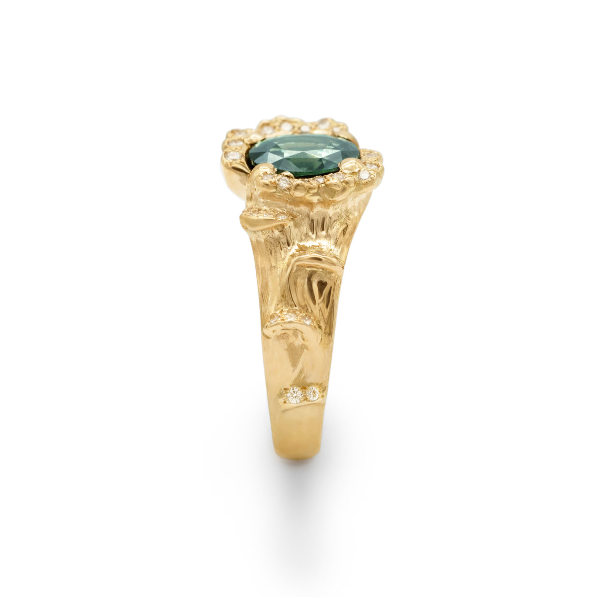 Bague de fiançailles Vague Saphir