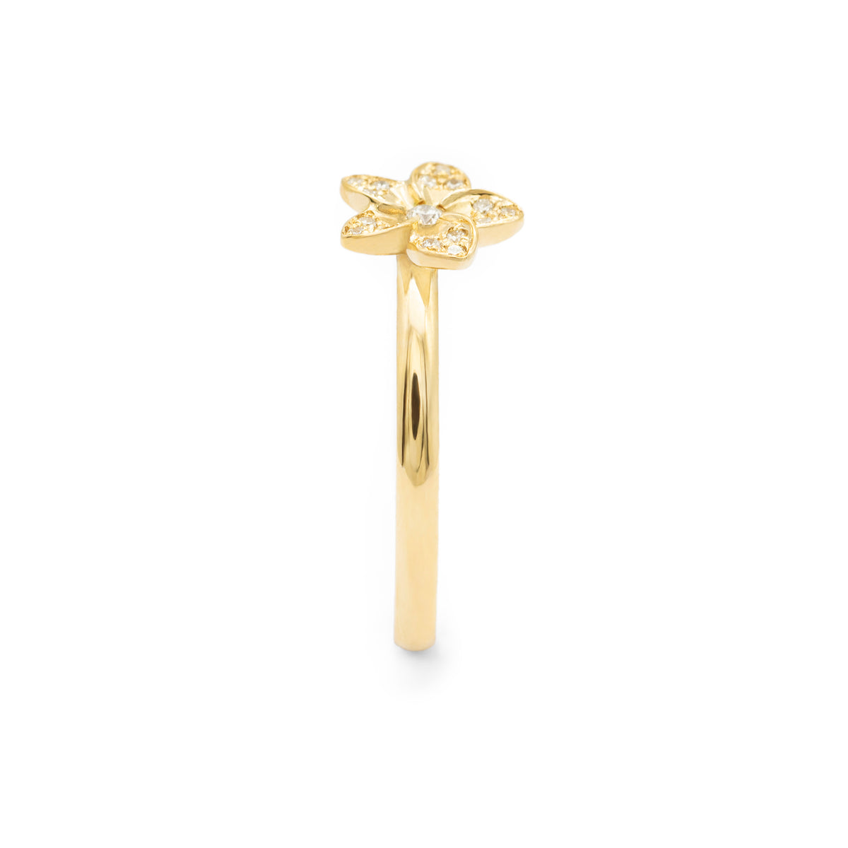 Bague fleur de frangipanier