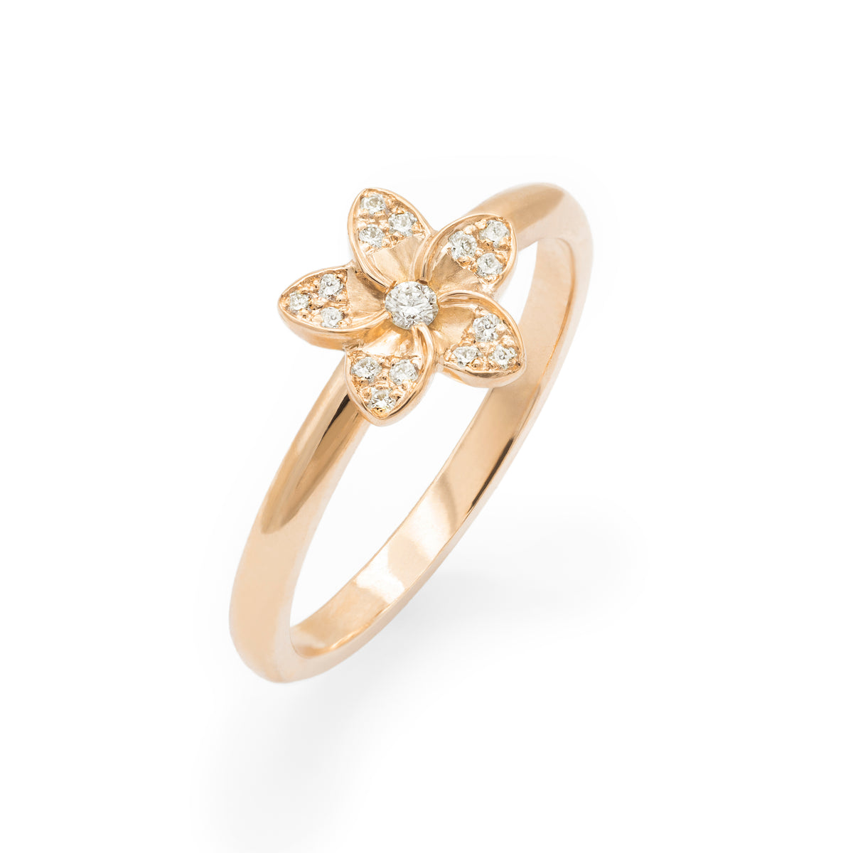 Bague fleur de frangipanier