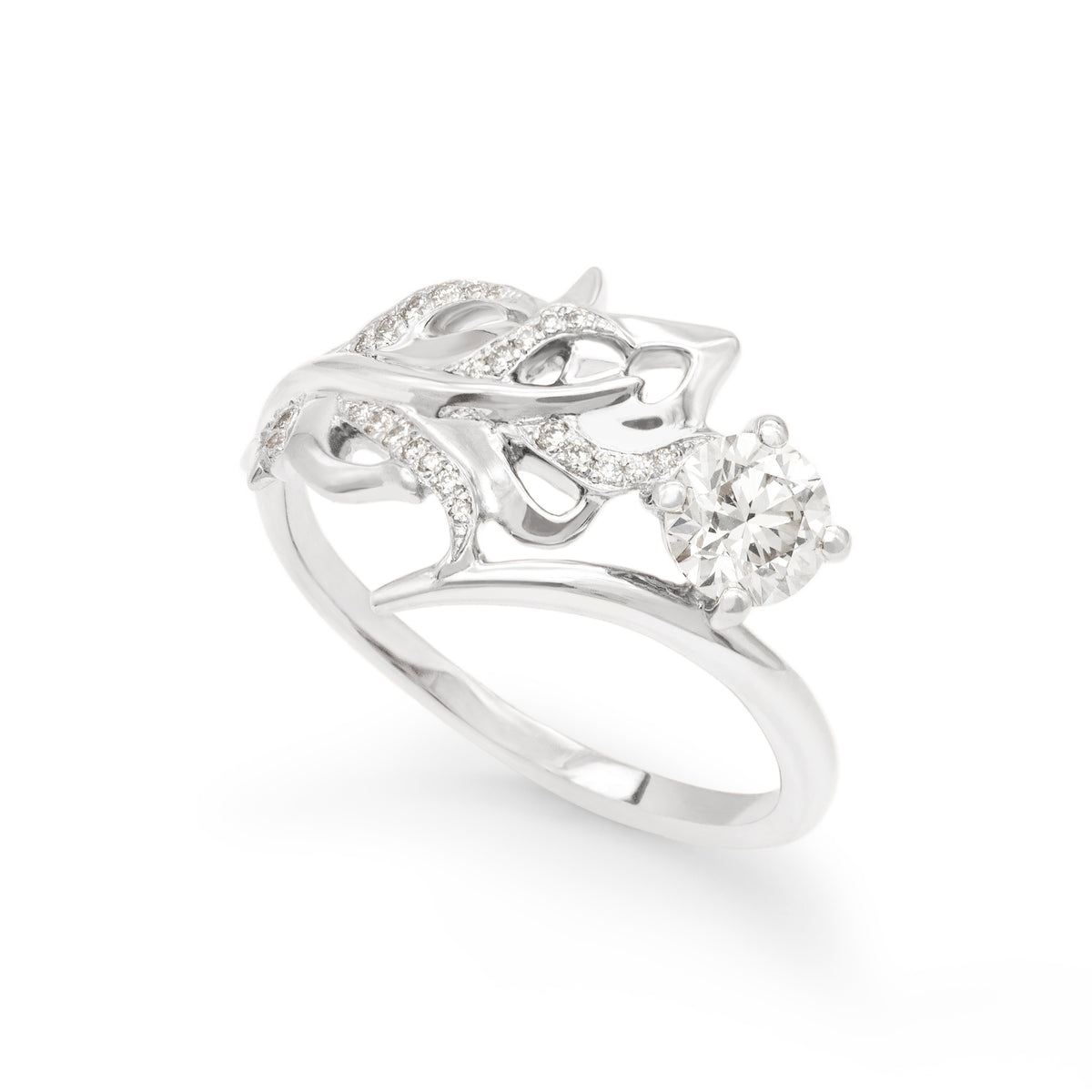 Bague Plume Diamant