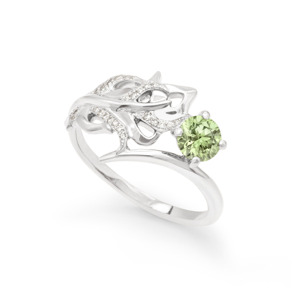Bague Plume Saphir