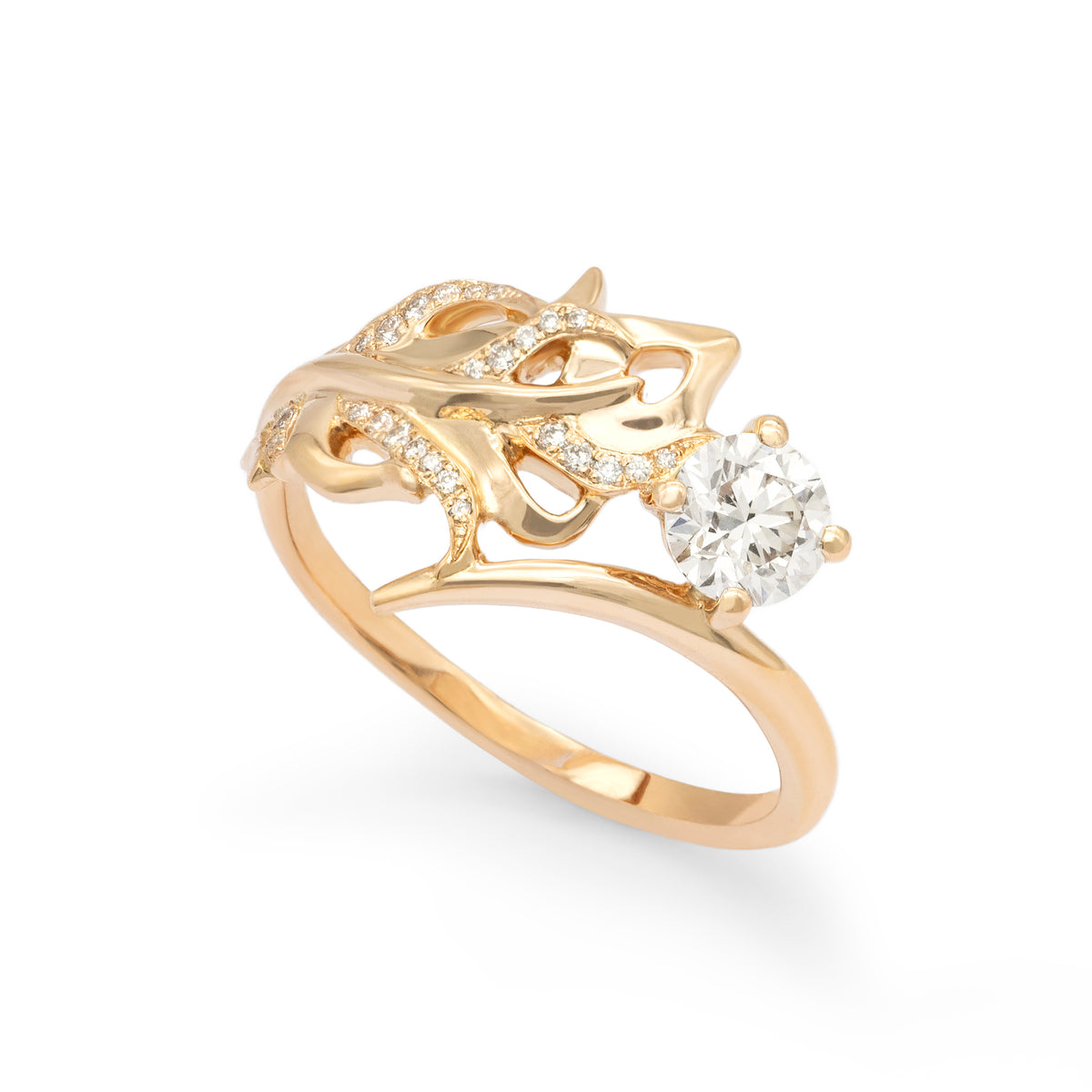 Bague Plume Diamant