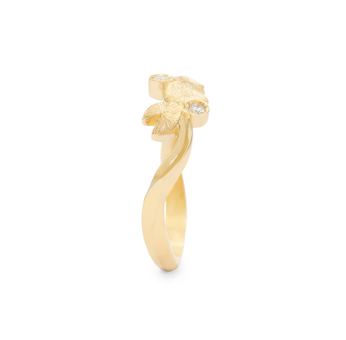 Bague trio de Nymphéas
