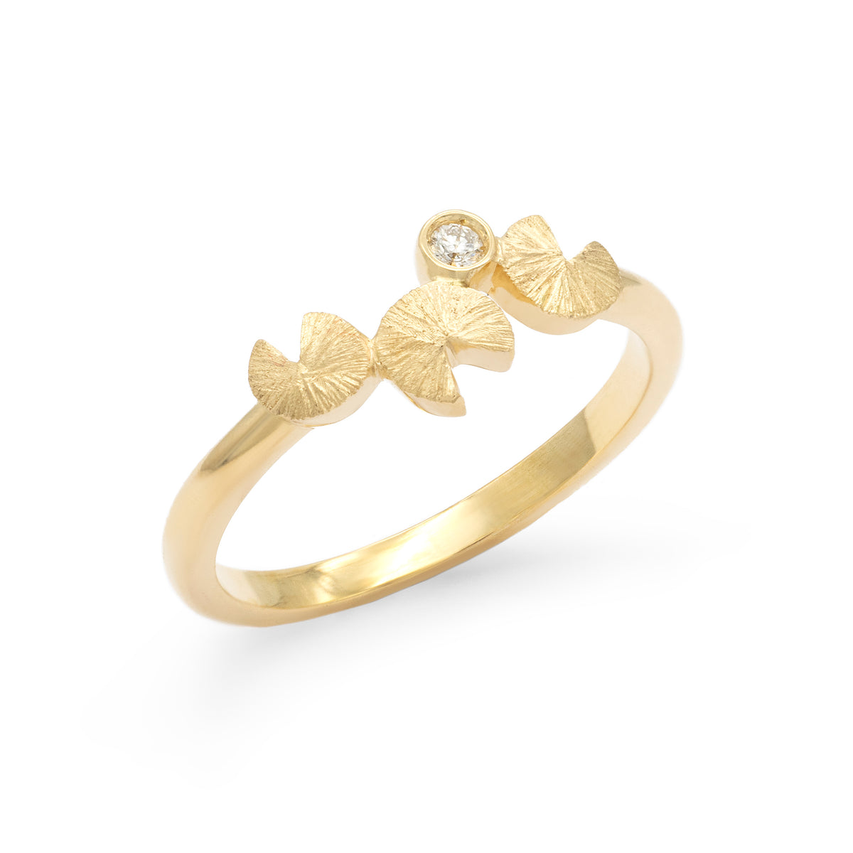 Bague trio de Nymphéas