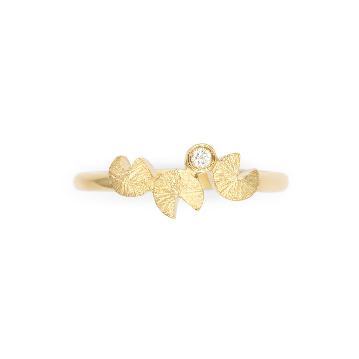 Bague trio de Nymphéas