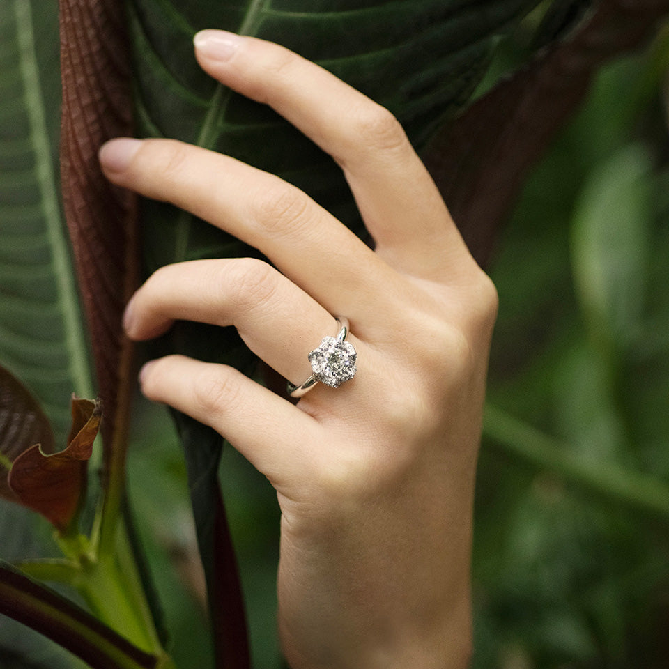 Bague Bourgeon diamant