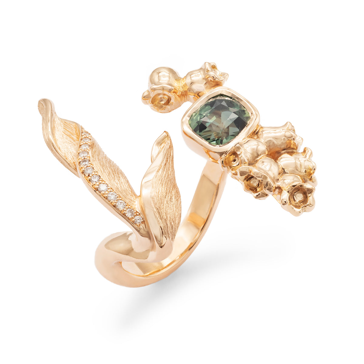 Bague d’entre-doigt Muguet