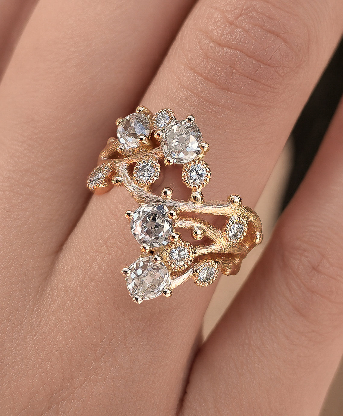 Bague branche Gypsophile