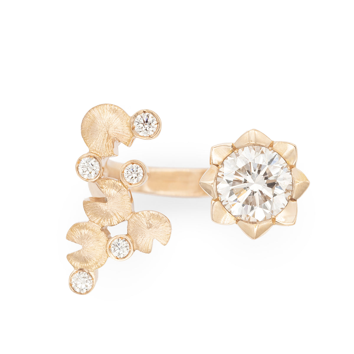 Bague d’entre-doigt Nymphéas