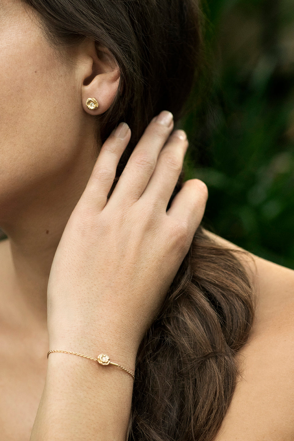 Bracelet coquelicot