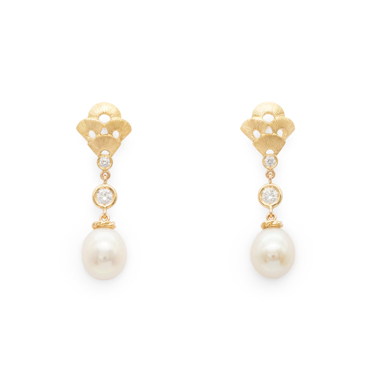 Boucles d'oreille bouquet de Coquillages