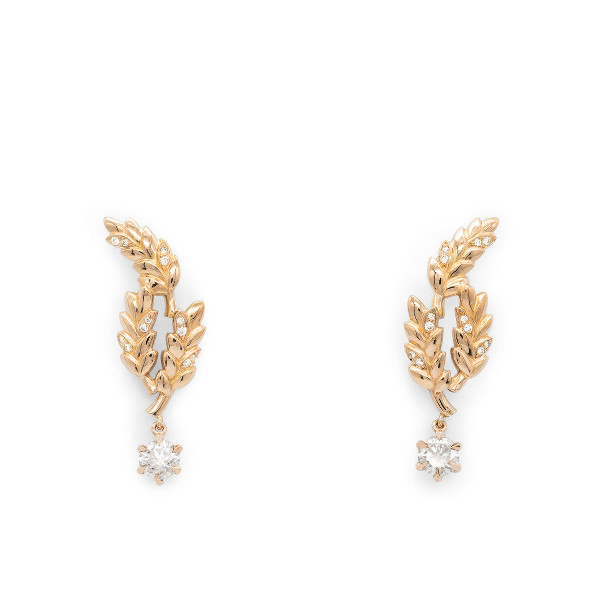 Boucles d'oreilles Bouquet de blés