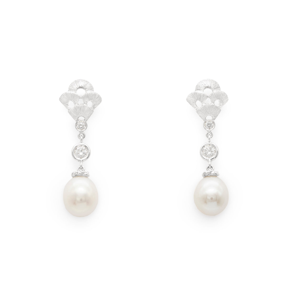 Boucles d'oreille bouquet de Coquillages