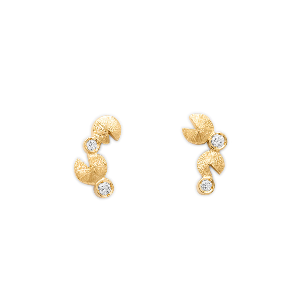 Boucles d’oreilles petits Nymphéas