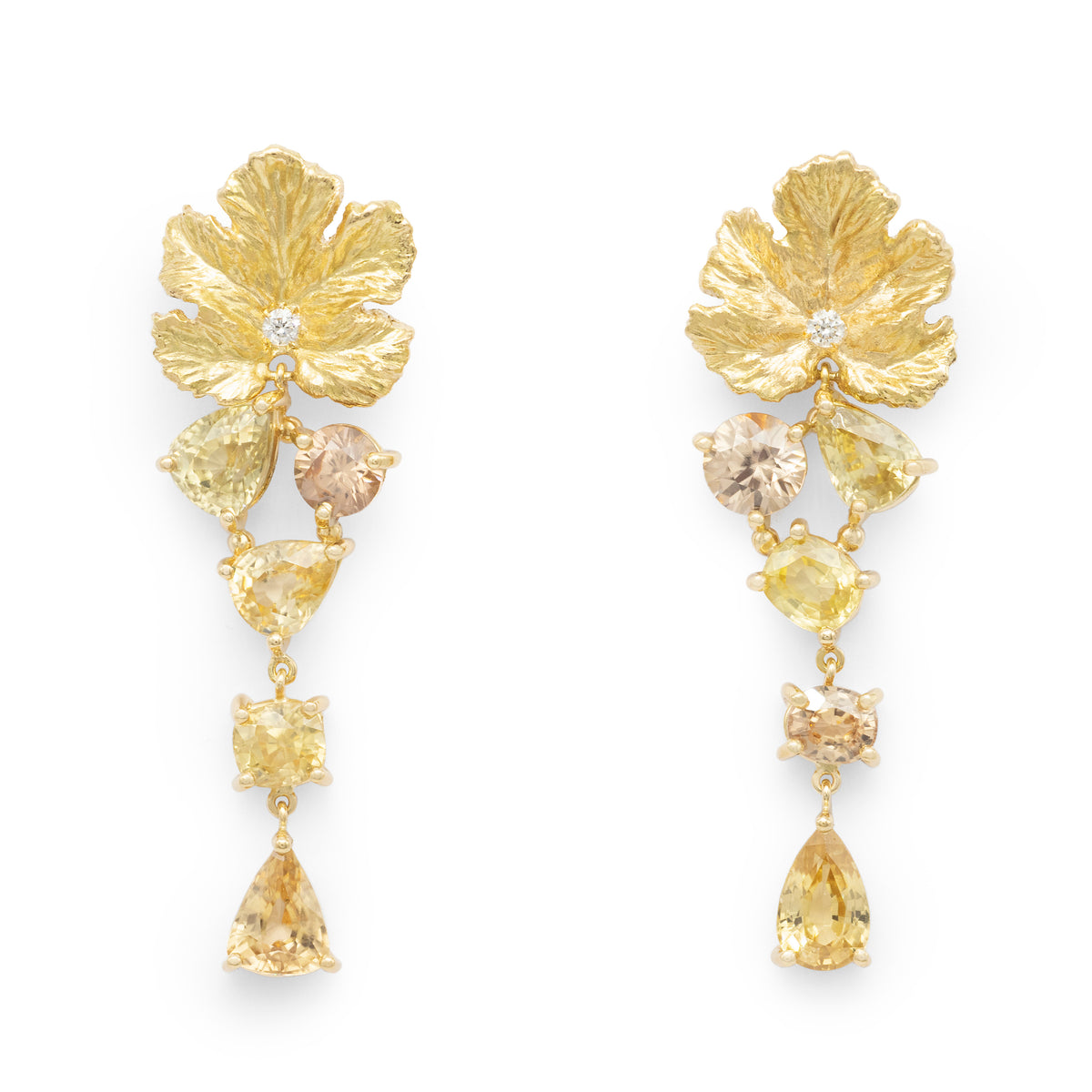 Boucles d’oreilles pendantes Vignes