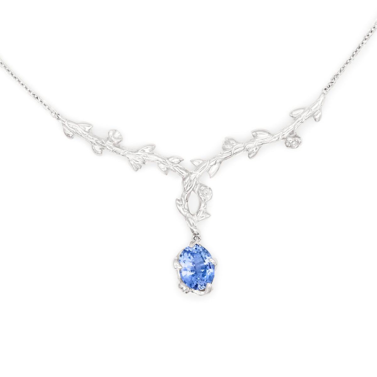 Collier branches Saphir