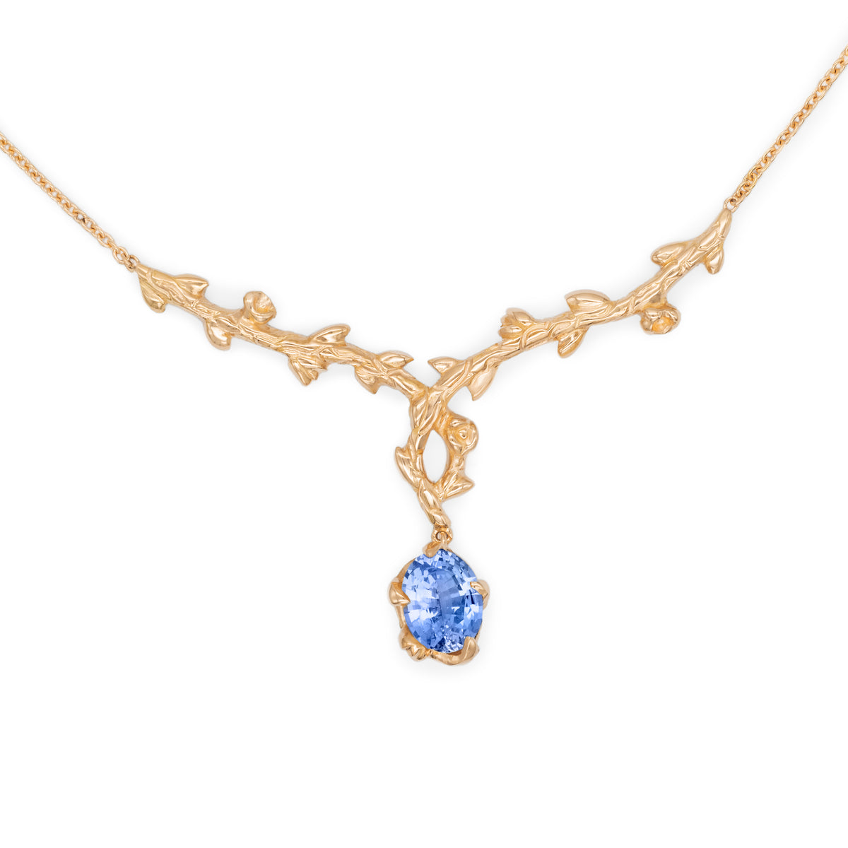 Collier branches Saphir