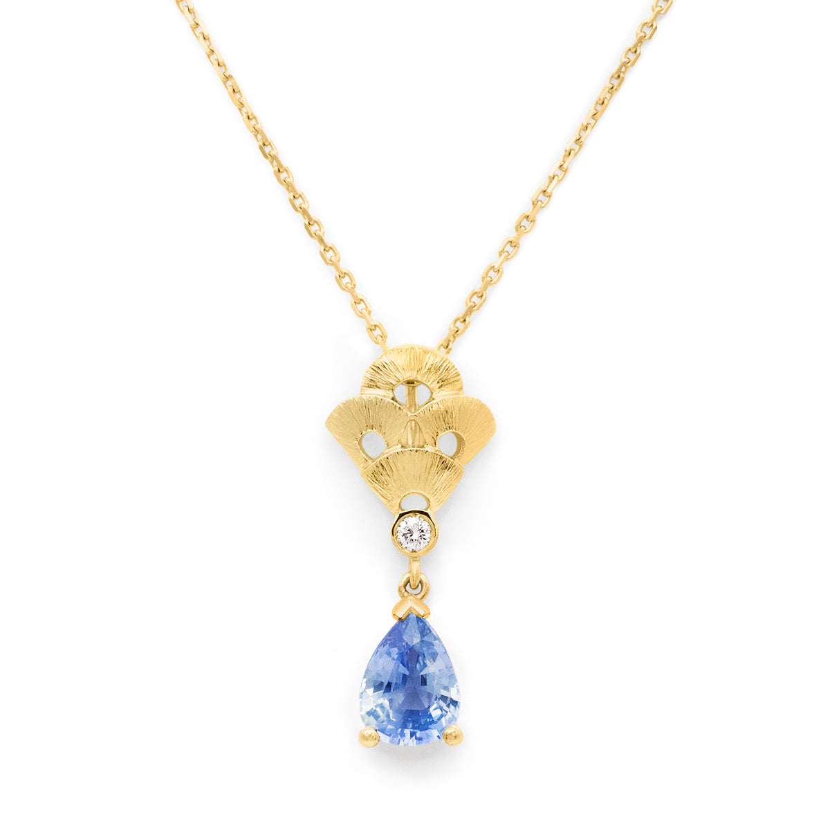 Collier Coquillages Saphir
