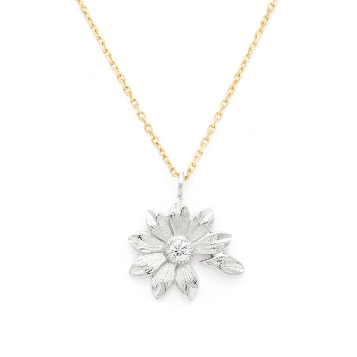 Collier marguerite  « à la folie » Diamant