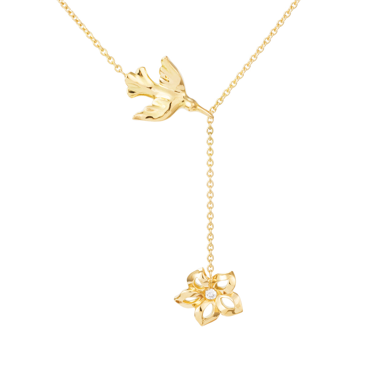 Collier l’oiseau butinant