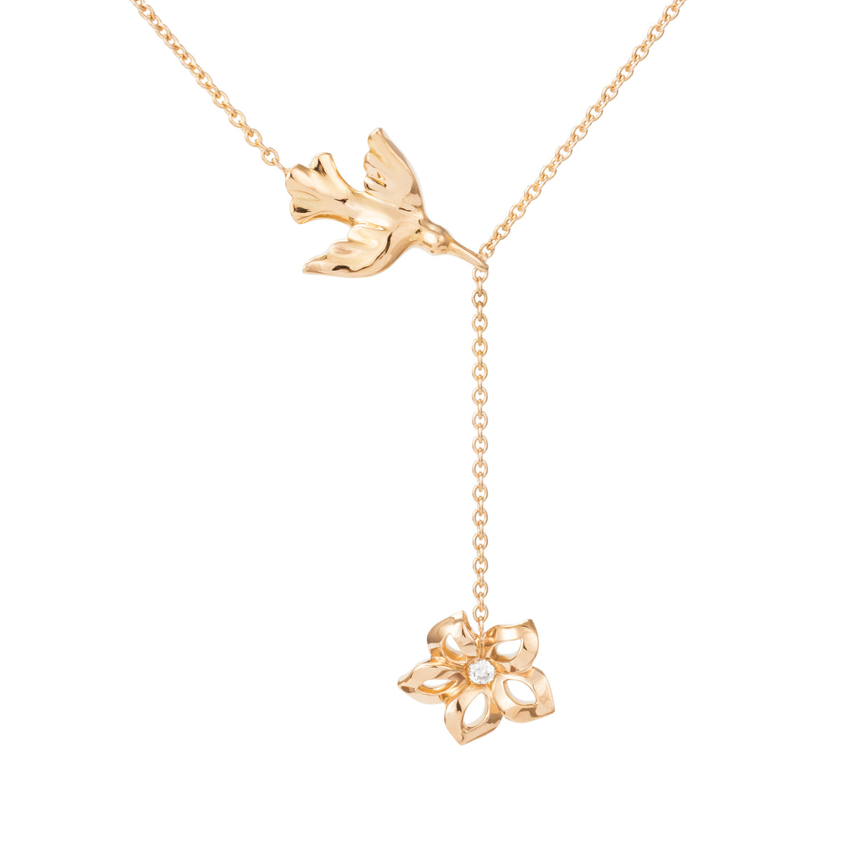 Collier l’oiseau butinant